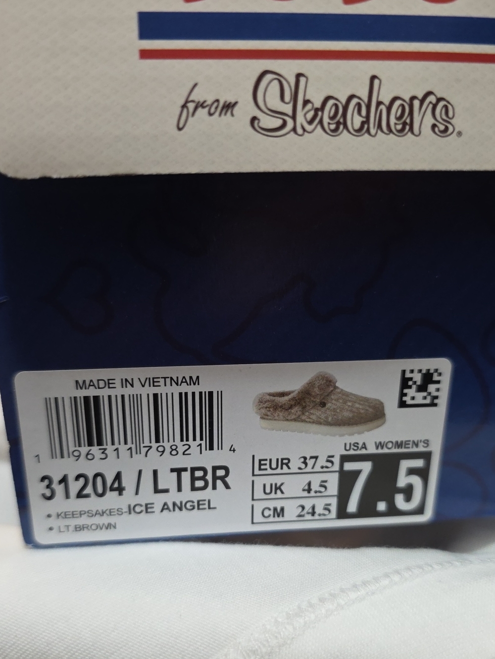 Skechers Women's Keepsakes Ice Angel Slip-On Clog in Light Brown